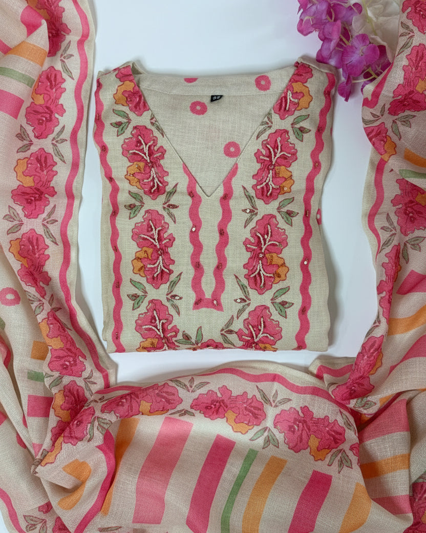 Linen Kurta Set