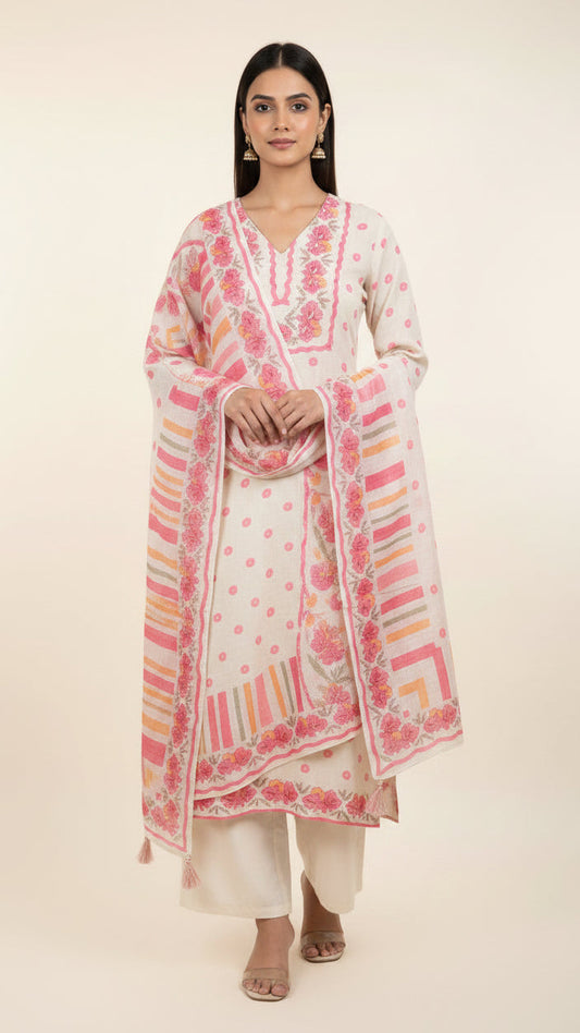 Linen Kurta Set